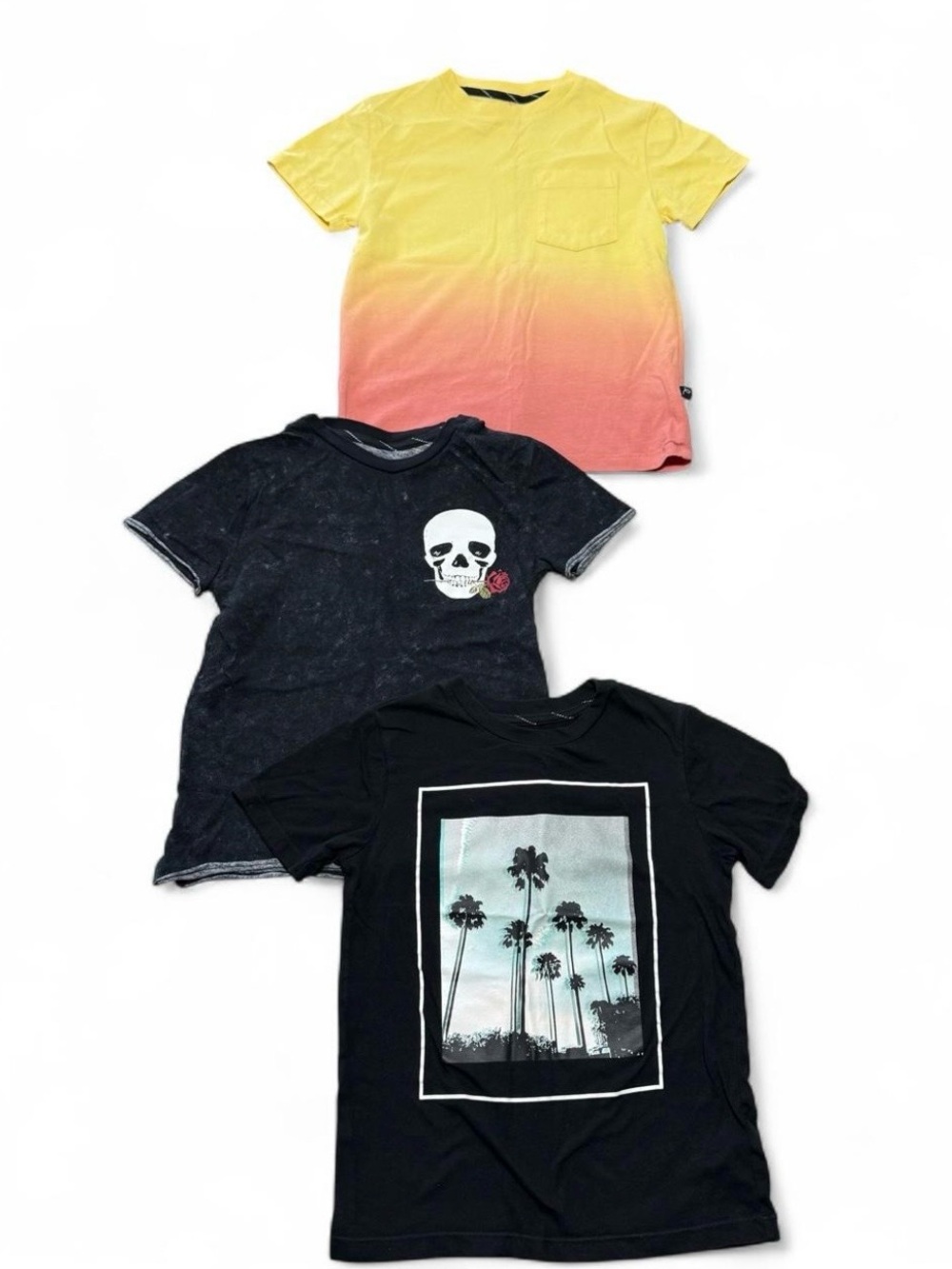 Art Class Boys Graphic T-Shirts Lot of 3 Sizes XS (4/5) & S (6/7)